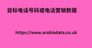 目标电话号码或电话营销数据